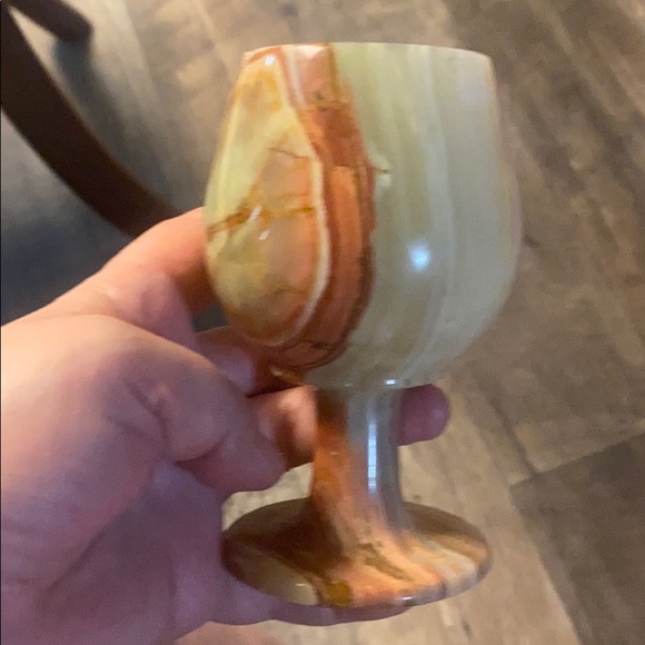 Agate? Marble? Onyx? Goblets 💛 - Picture 2 of 9